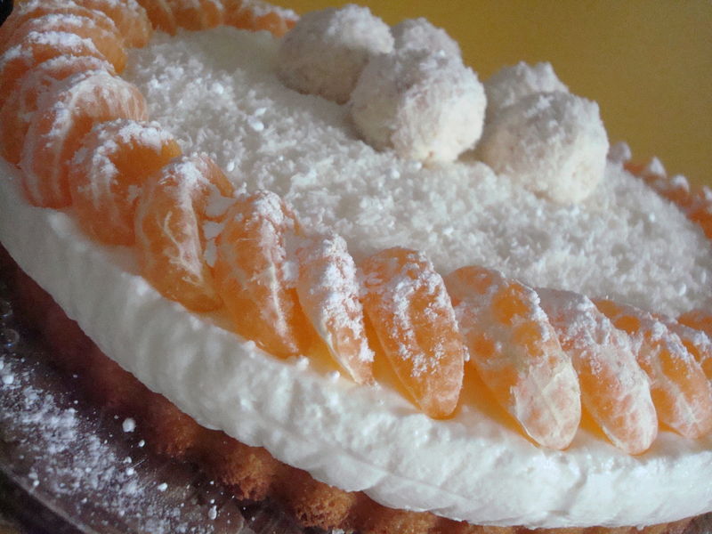 Gâteau du nouvel an boule à neige comestible - Cerfdellier le Blog