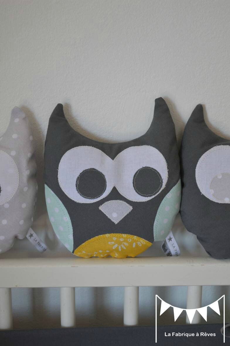 Des doudou hibou chouette de toutes les couleurs gigoteuse et ...