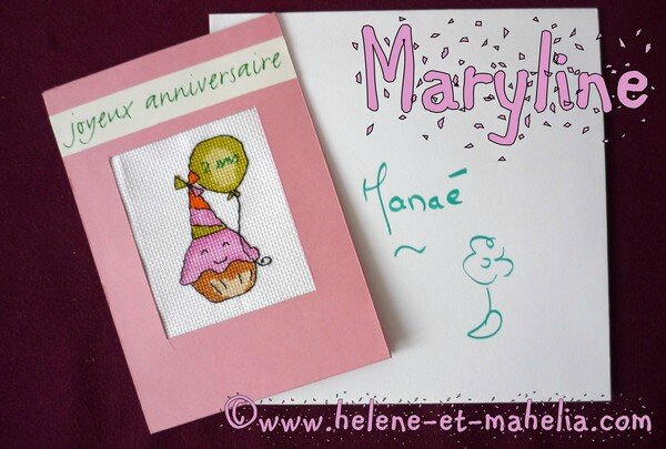 maryline_bon anniversaire cupcake