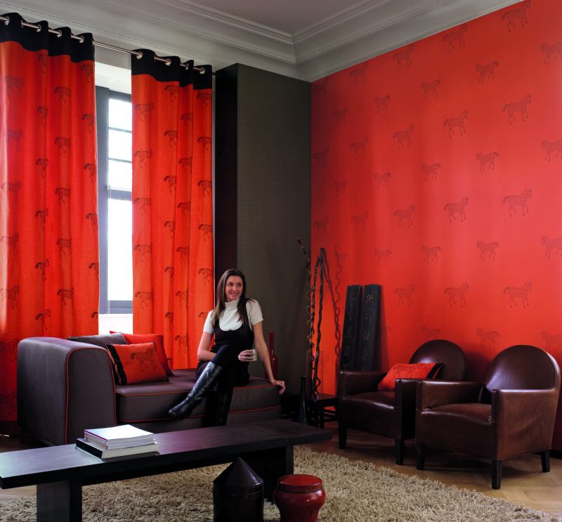 Rideaux motifs cheval saint germains photo de saint germains ... Inspiration rideaux Couture