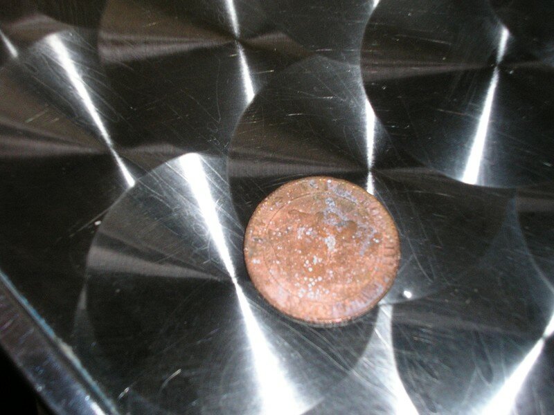nettoyer une vieille pièce de monnaie les bricolos
