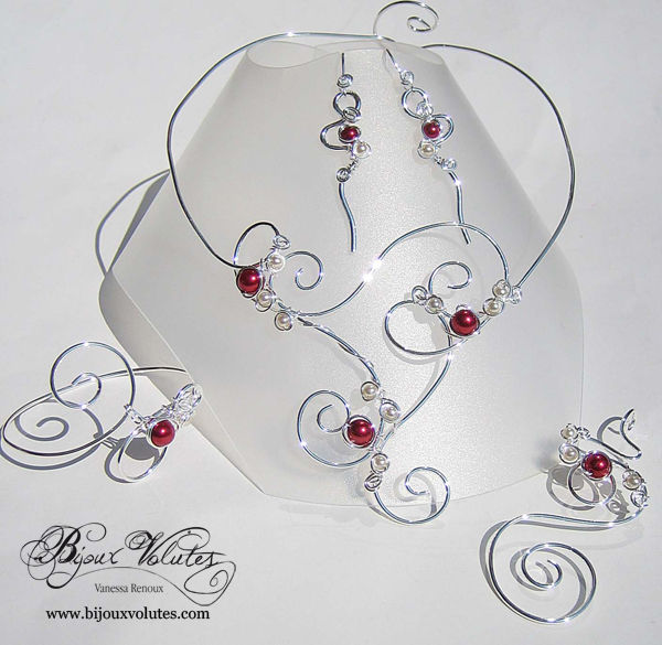 bijoux mariage rouge