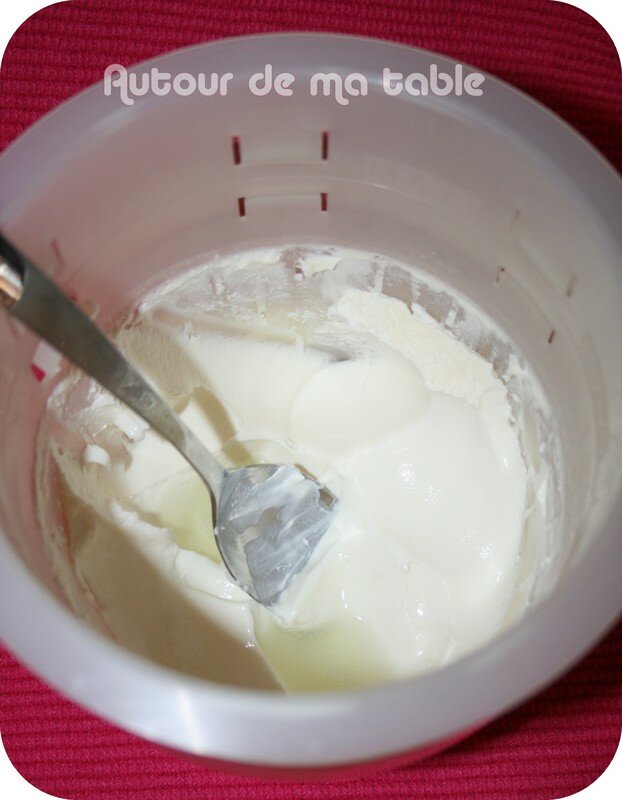 Fromage à la faisselle maison - Autour de ma table