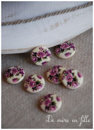 boutons roses
