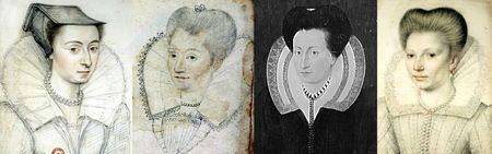 Portraits de 1590 à 1600 environ