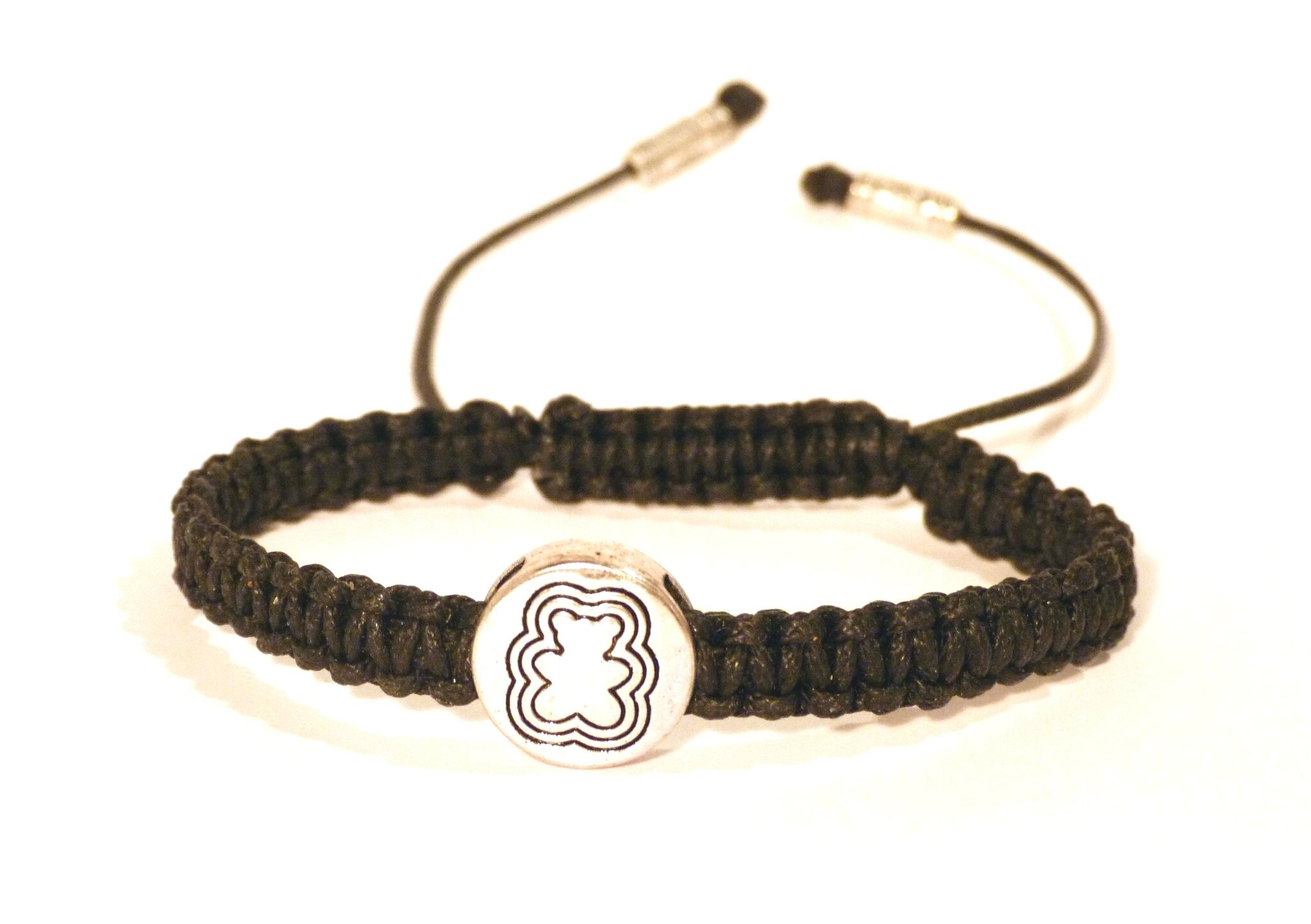 Bracelet tibétain Homme , Réf. Br 013. , Noir