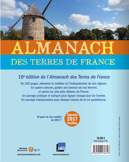 ALMANACH DES TERRES DE FRANCE - AGENDA 2017 - PRESSES DE LA CITE - SUITE 8