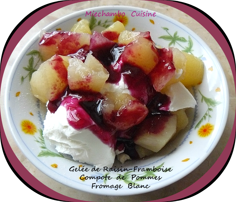 Gelée de RaisinFramboise MIECHAMBO CUISINE