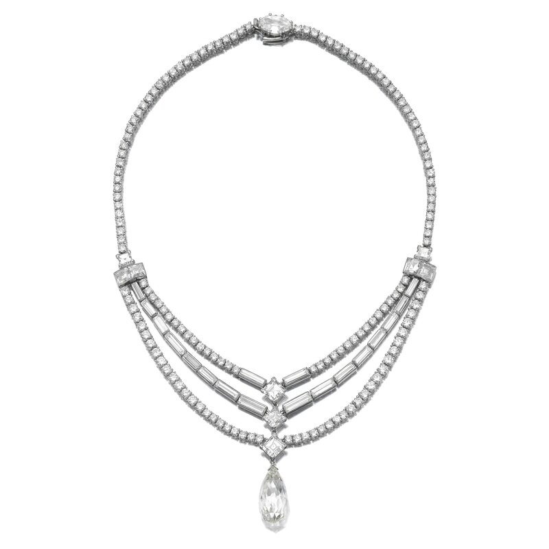 Important diamond necklace, Cartier Alain.R.Truong