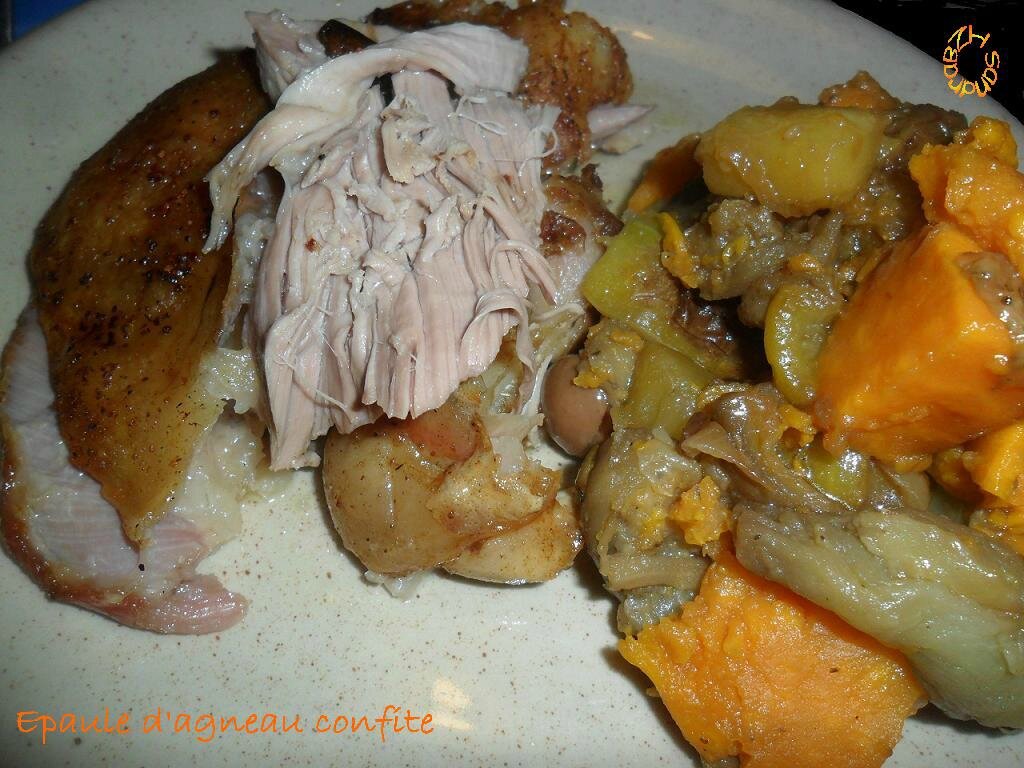 Recette épaule D agneau Désossée Au Cookeo Epaule d'agneau confite - BZH SANDRA