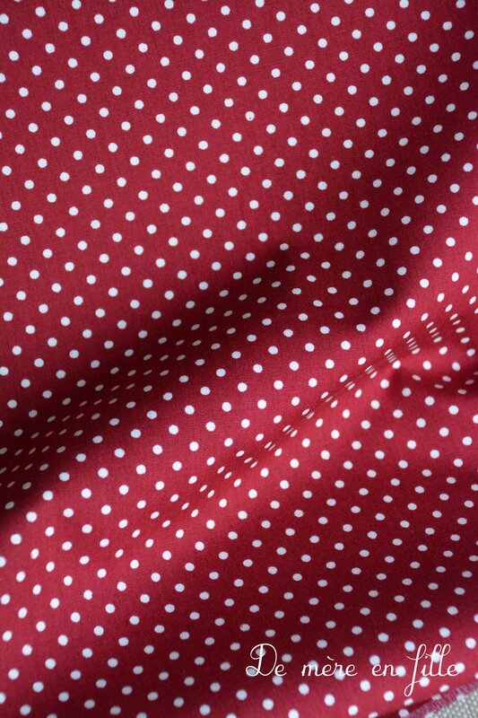 rouge pois blancs