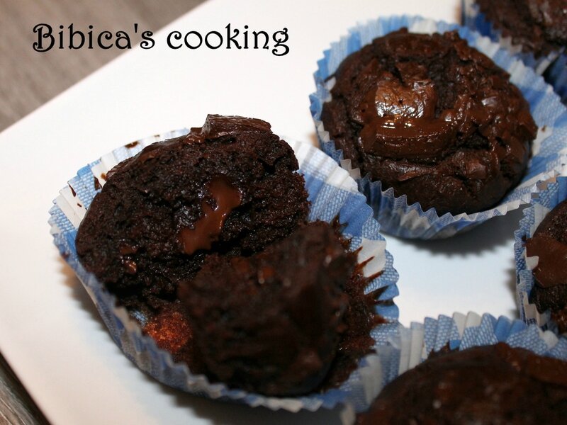Muffins chunky au chocolat {comme chez Mc Do} coupe 2