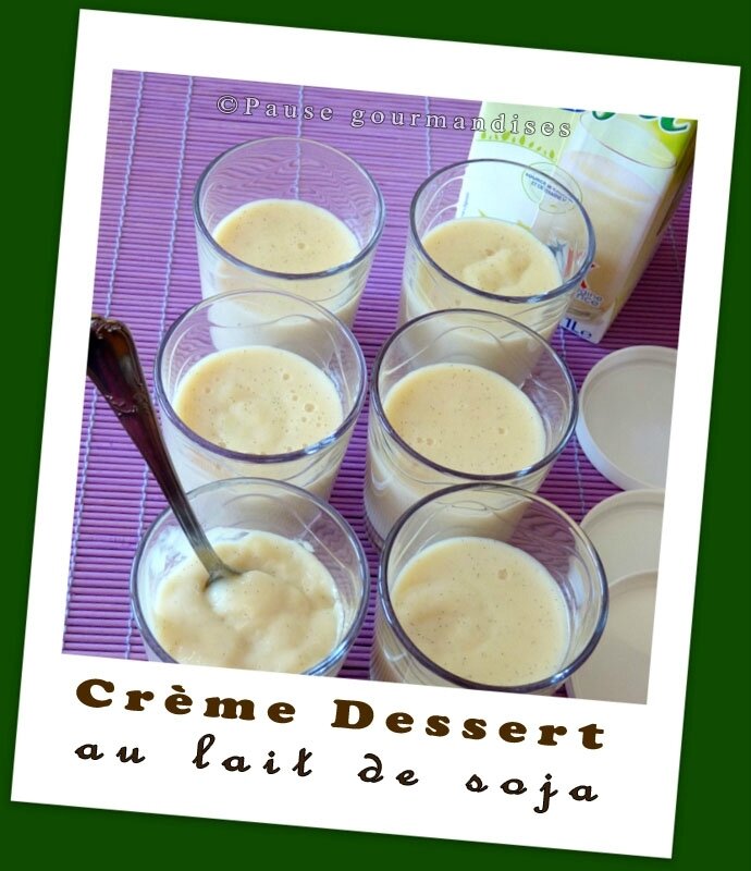 Crème au lait de soja vanillé (5)