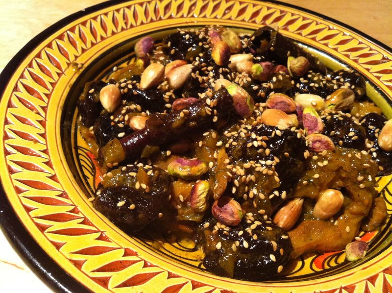 Tajine aux fruits secs Bienvenue chez Fatima