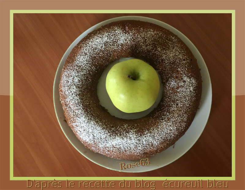 Gateau aux pommes Rose63