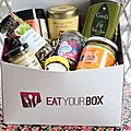 Eat your box , la nouvelle box à manger & cuisiner, créée en partenariat avec l'atelier des chefs