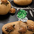 36.15 carats tsavorite garnet and diamond ring, david yurman