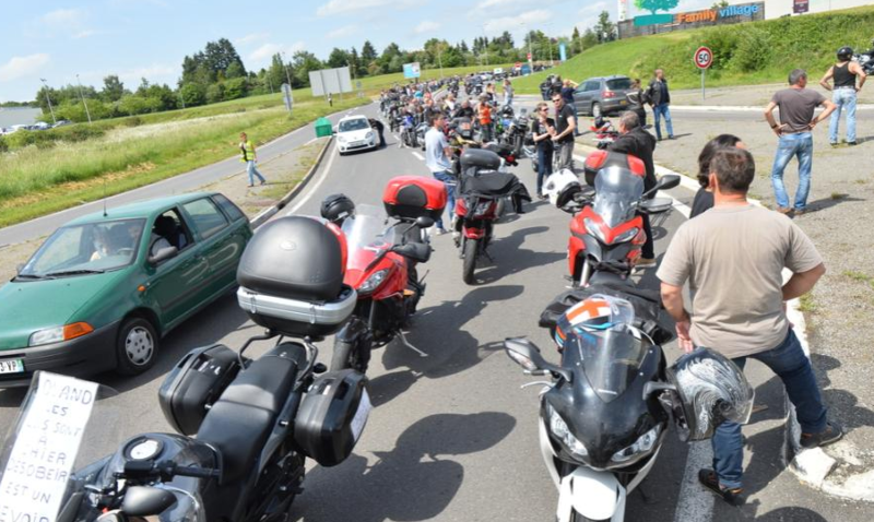 MANIF MOTARDS LIMOGES 7