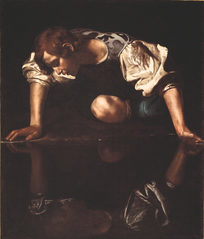 Caravaggio, Narcissus, Palazzo Barberini