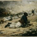 Monge, le clairon de Turcos blessé, 1884