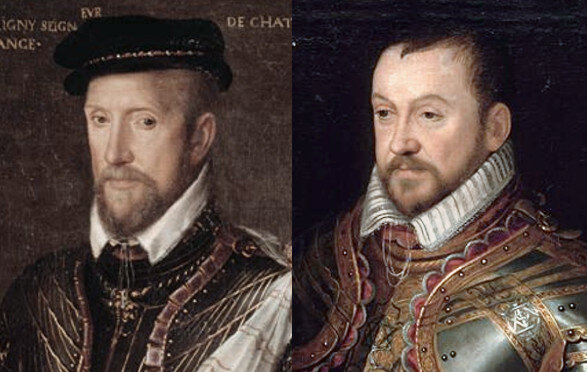 l'amiral de Coligny et le maréchal de Montmorency
