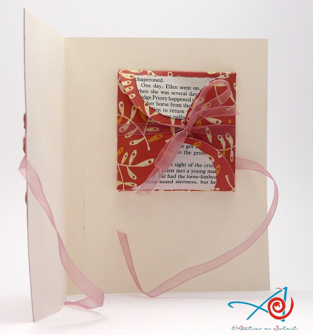 Carte surprise fillette - ouverte berlingot