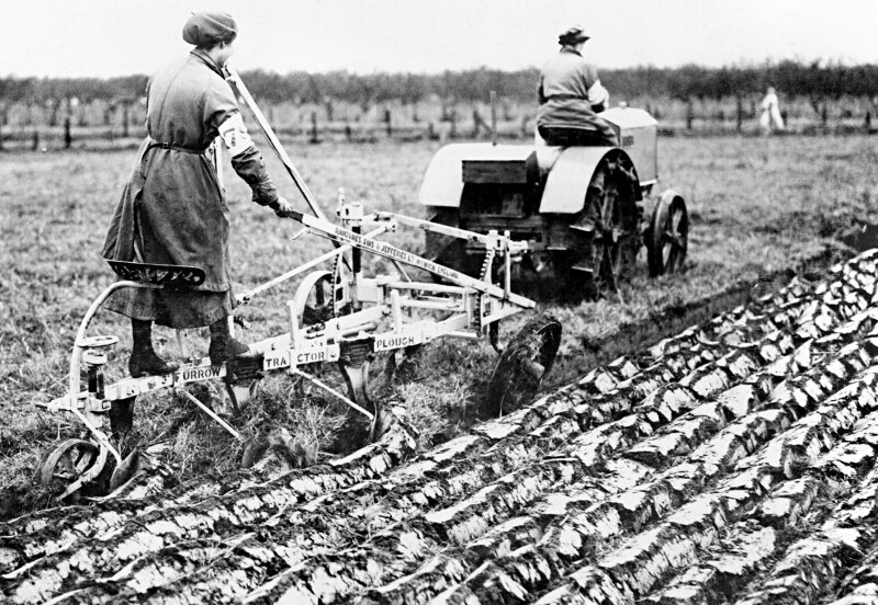 1916-paysannes aux champs