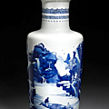 Kangxi period blue and white porcelains @ bonhams. fine asian works of art, 20 dec 2011. california