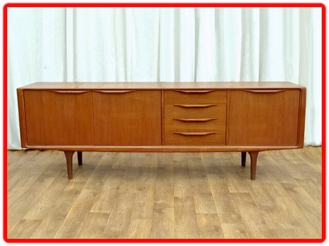 Enfilade scandinave danois 1950 teck
