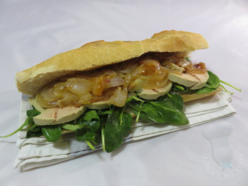 Sandwich au foie gras