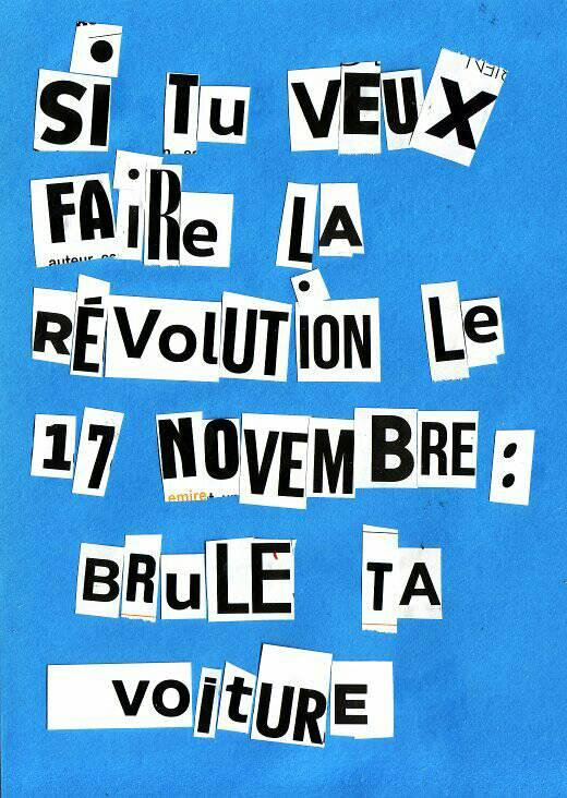 Révolution 17 novembre 2018
