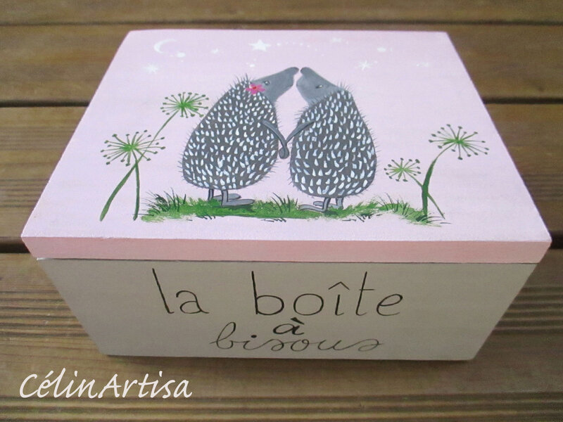 "Hérissons" (Boîte à bisous Stella)