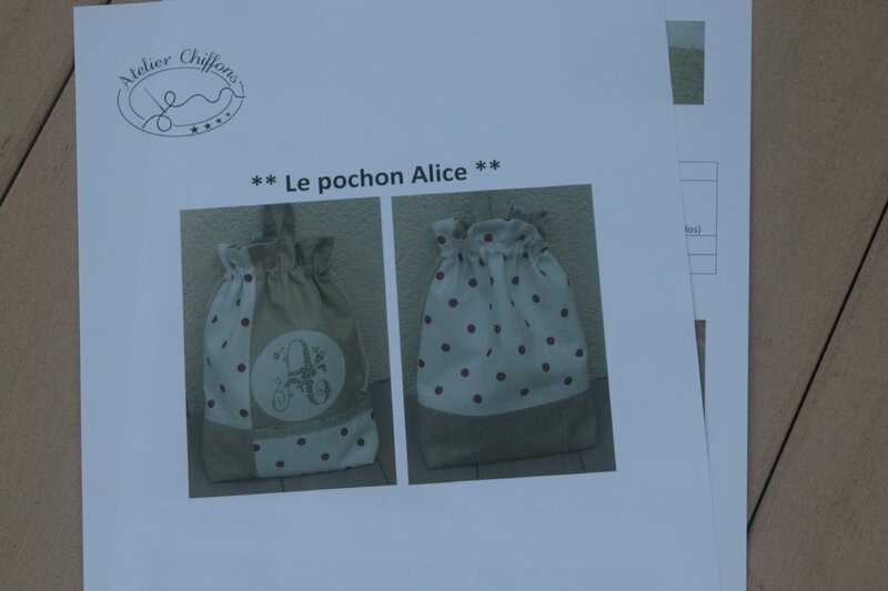 Fiche couture : le pochon Alice
