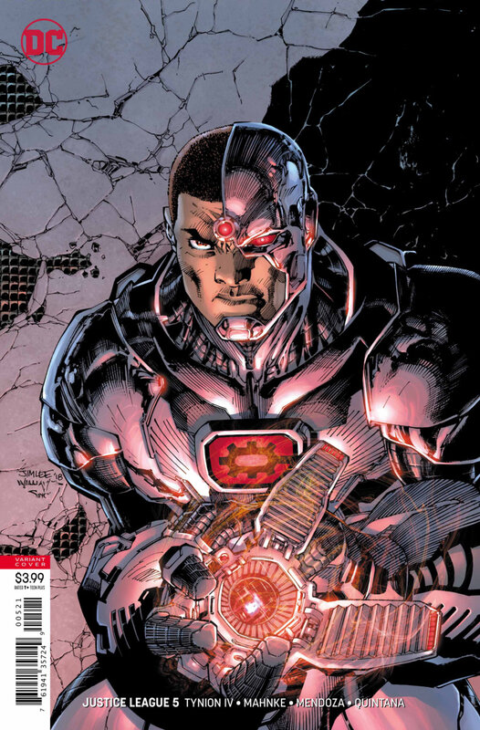 rebirth justice league V2 05 jim lee variant