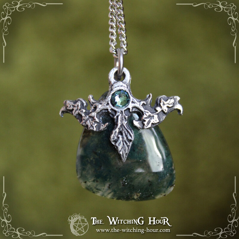 Pendentif en agate mousse 011 4 copie