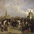 Beaucé, Entrée du corps expéditionnaire français à Mexico, juin 1863 (1868)