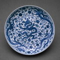 Dish, Ming dynasty (1368-1644), Zhengde reign mark and period (1506-21). The Art Institude of Chicago
