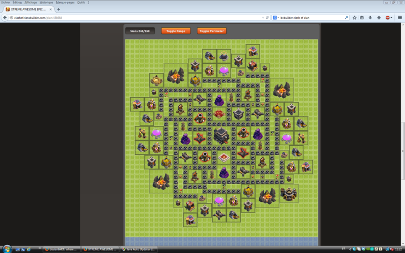 Comment Ameliorer Son Village Clash Of Clan Spécial guerre de clans - Plan hdv6 - BZH-Clan