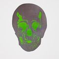 Damien Hirst, The Dead Gunmetal Lime Green Skull , 2009