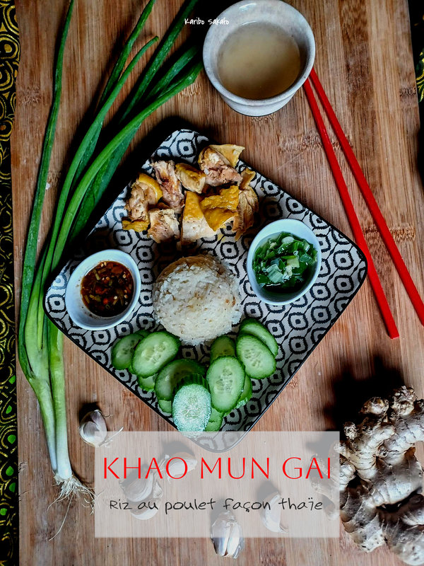 Kao mun gai: riz au poulet façon thaïe