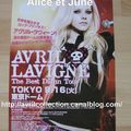 Fiche Promotionnelle japonaise - The Best Damn Tour Tokyo