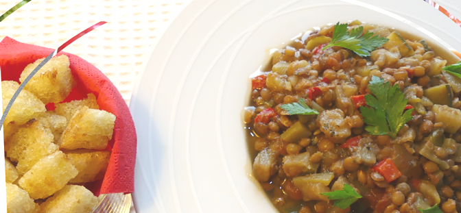 ratatouille aux lentilles vertes101 ratatouille aux lentilles vertes101