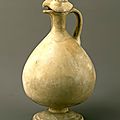 White porcelain phoenix-head ewer, Tang Dynasty, 7th century
