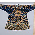 Robe de cour, chine, xixe siècle