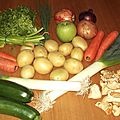 Hachis parmentier végétarien, tarte, gratin dauphinois aux légumes allégés et non allégés