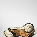 A Changzhi painted lady-form pillow, Jin dynasty (1115-1234)