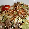 Salade de boeuf thaie