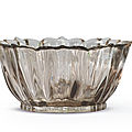 A small rock crystal bracket-lobed cup, qing dynasty (1644-1911)