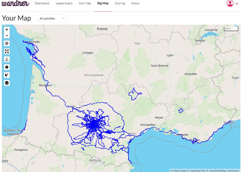 wandrer map