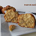 Mini pains de maïs ou muffins à la polenta, sans gluten et sans lactose